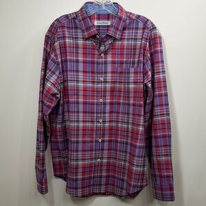 Tommy Bahama Plaid To Meet You 5797 – New Red Sail button-down shirt size M. NWT